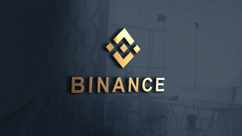 binance exchange logo on wall min - پشتیبانی بایننس از به روز رسانی Mainnet Nightingale!