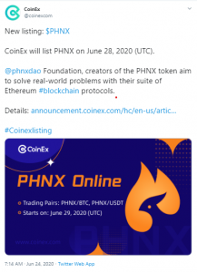 Annotation 2020 06 25 014916 217x300 - اضافه شدن ارز PhoenixDAO به صرافی CoinEx
