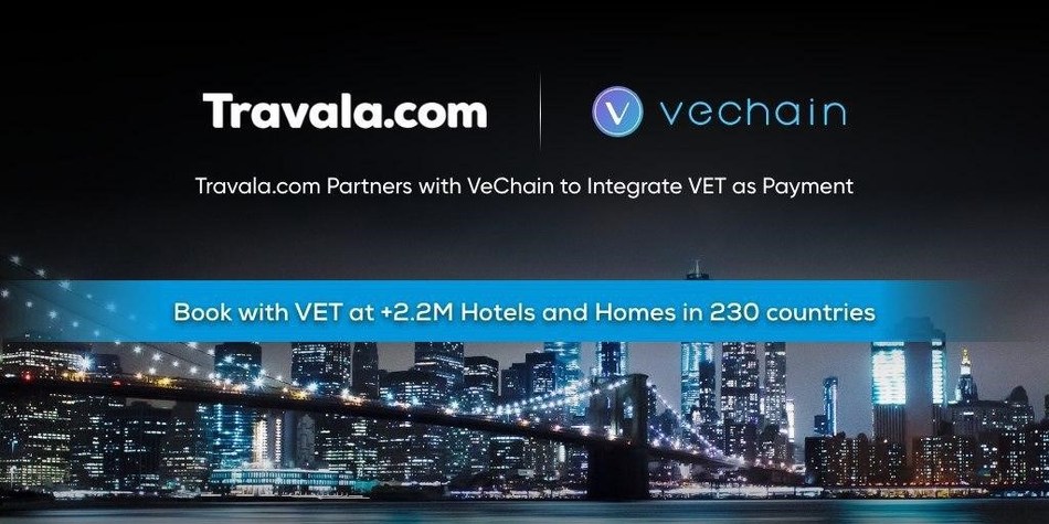 1 1 - شرکت مسافرتی Travala.com، توکن VeChain را به گزینه های پرداخت سیستم خود می افزاید!!