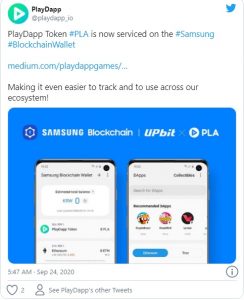 Playdapp 244x300 - اضافه شدن توکن (PlayDapp(PLA به کیف پول سامسونگ