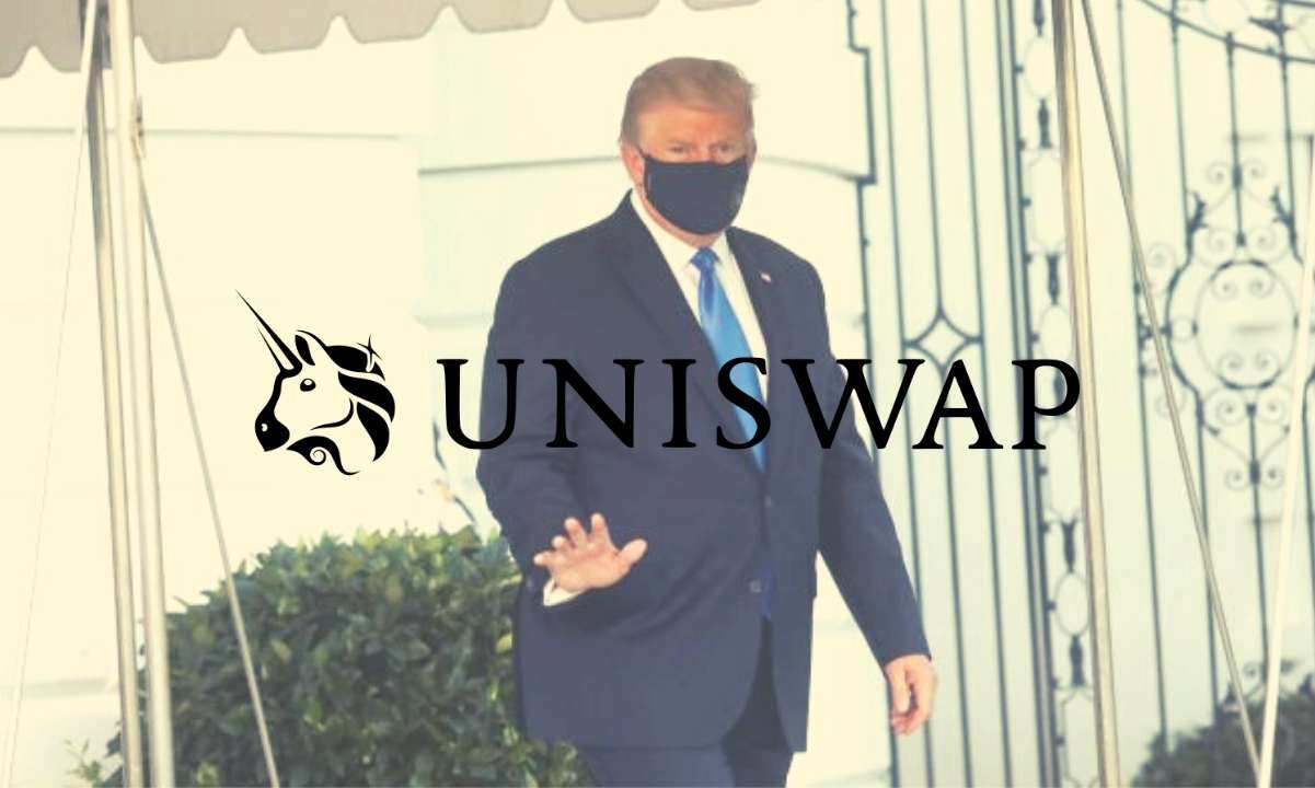 donald trump uniswap cover - توکن سلامت دونالد ترامپ در Uniswap لیست شد