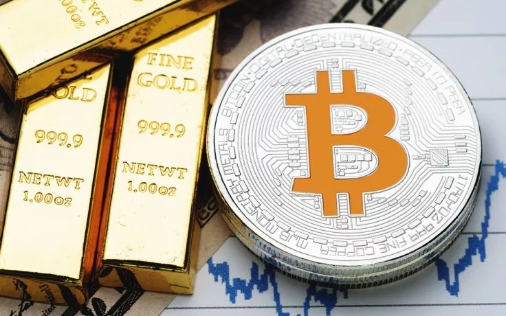 بیتکوین طلا - افزایش جریان ورودی سرمایه سازمانی به بازار بیت کوین همزمان با خروج سرمایه از بازار طلا