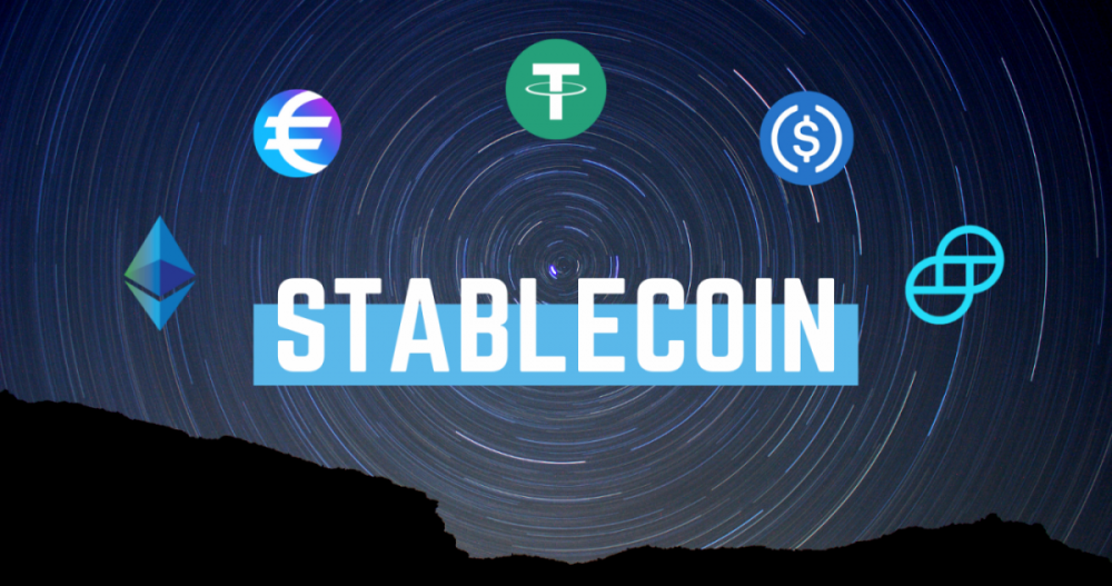 stablecoin - حجم درون زنجیره ای استیبل کوین ها از مرز 1 تریلیون دلار گذشت!