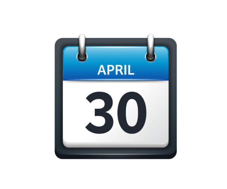 30 April