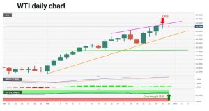 چارت نفت 13 300x160 - تحلیل تکنیکال نفت وست تگزاس اینترمدیت (WTI)؛ جمعه ۸ اسفند