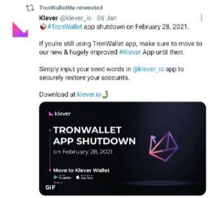 TronWalletMe 300x279 - اطلاعیه ترون والت