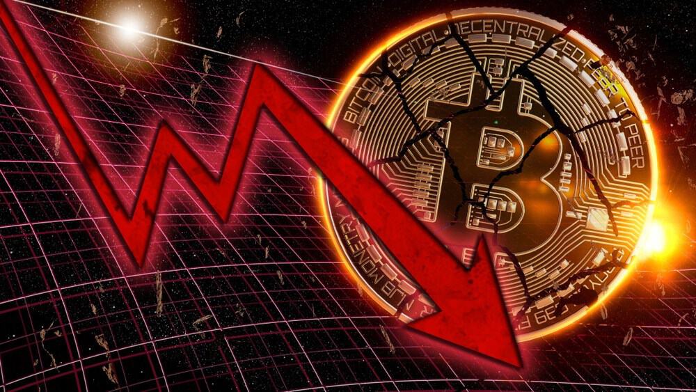 bitcoin crash - حدود 10 میلیارد دلار طی سقوط بیت کوین به 51 هزار دلار لیکوئید شد