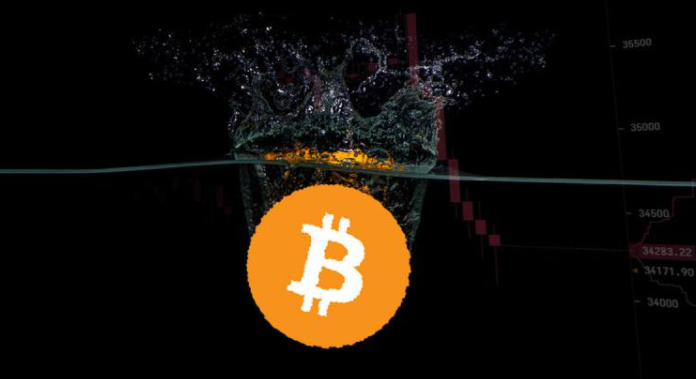 Bitcoin drops - پس از افت هزار دلاری قیمت بیت کوین طی سی دقیقه ، 7 میلیون دلار لیکوئید شد