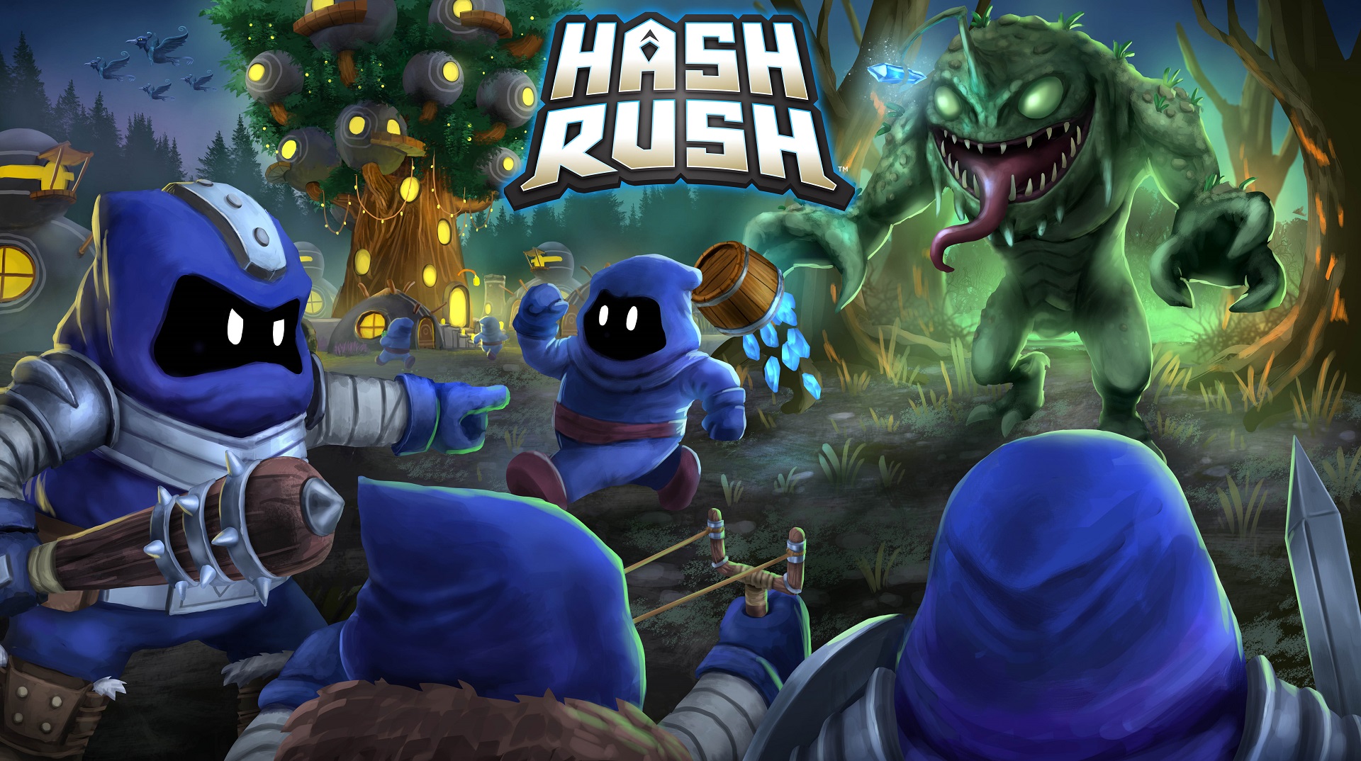 HashRush Keyart logo sml 1 - مورد انتظارترین بازی های رمزارزی