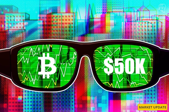 2021 08 22 18 34 33 Bitcoin prepares for 50K showdown as futures traders turn modestly bearish on - بیت کوین در حالی خود را برای رویارویی با 50 هزار دلار آماده می کند که، معامله گران فیوچرز نسبت به بیت کوین «خرسی» هستند