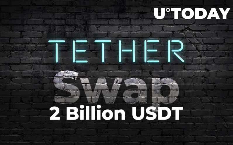 2021 08 24 17 20 05 Tether Performing Two Billion USDT Swap - تتر ۲ میلیارد USDT را جابجا می کند