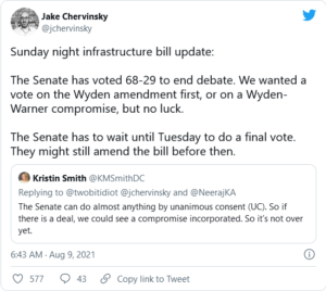 Screenshot 2021 08 09 at 11 11 53 Unchanged crypto tax bill will be put to a vote on Tuesday 300x268 - لایحه مالیات بر رمزارزها بدون هیچ تغییری روز سه شنبه رای گیری می شود