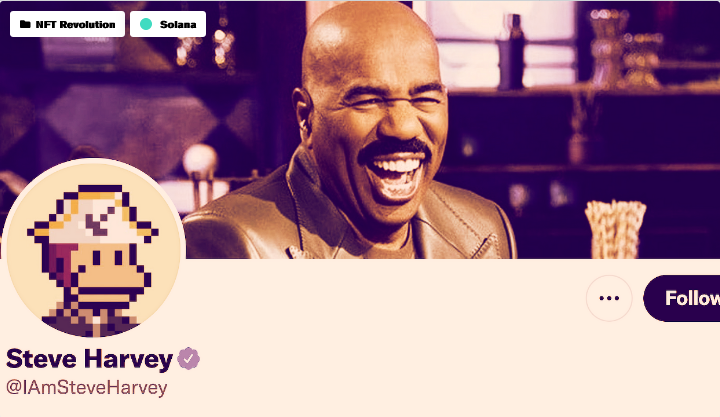 Screenshot 2021 09 09 at 10 37 02 Steve Harvey Is the New Face of Solanas NFT Boom Decrypt - استیو هاروی چهره جدید NFT سولانا شده است