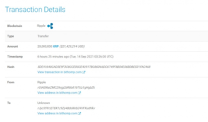 screenshot u.today 2021.09.14 18 41 07 300x176 - انتقال 100 میلیون XRP توسط ریپل و بایننس