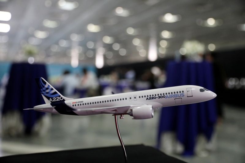 ایرباس - ایرباس برای گرفتن مجوز کار هواپیماهای مدل A220 با قانون گذاران چینی وارد مذاکره می شود