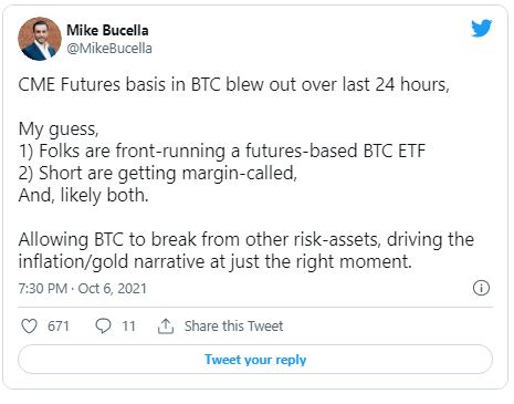 Bucella - احتمال پرداختن به تصویب ETF بیت کوین، توسط معامله گران گروه فیوچرز CME!