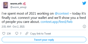 Context App Makes NFT 300x149 - اپلیکیشن Context  باعث می شود تجارت NFT را مانند اینستاگرام، تجربه کنید