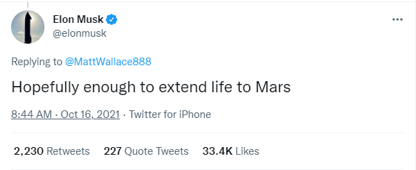 elon - ثروت ایلان ماسک در حال حاضر معادل 861 میلیارد دوج است و او قصد دارد از آن برای گسترش حیات به مریخ استفاده کند