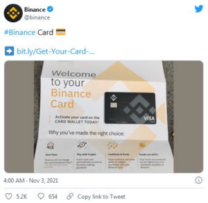 Binance Card on 300x292 - کاربران اکنون می توانند کارت بایننس را در کیف پول خود فعال کنند