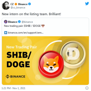 Binance Lists SHIB 300x300 - بایننس SHIB/DOGE را به عنوان جفت ارز معاملاتی فهرست می کند،آیا این یک پیروزی برای میم کوین هاست؟