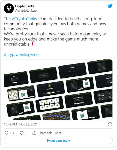 CryptoTanks - وارد شدن بازی CryptoTanks به صنعت GameFi !
