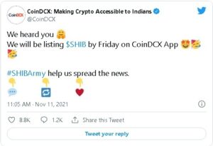 screenshot u.today 2021.11.11 19 49 31 300x206 - شیبا اینو در اپلیکیشن نخستین صرافی ارز دیجیتال هند لیست می شود
