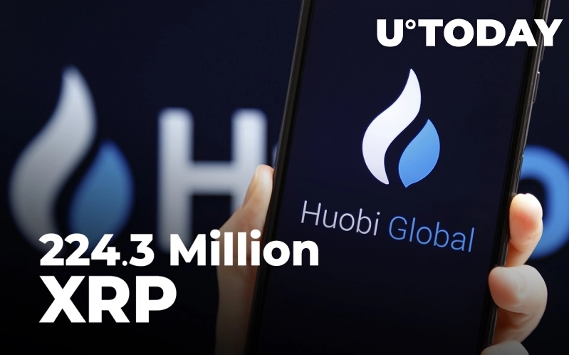 2022 01 18 18 11 28 224.3 Million XRP Wired 1 3 of That Moved by Ripple to Huobi - 224/3 میلیون XRP جابجا شد، یک سوم آن توسط ریپل به Huobi منتقل شده است