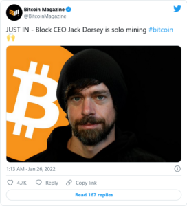 Screenshot 2022 01 26 at 14 14 21 Jack Dorsey Starts Solo Mining Amid Bearish Market 272x300 - جک دورسی استخراج انفرادی بیت کوین را علی رغم بازار نزولی آغاز می کند