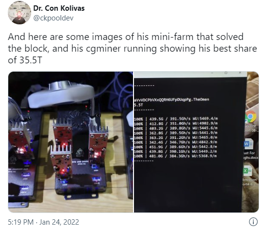 dr3 1 - یک ماینر دیگر با استفاده از یک دستگاه مبتنی بر USB کوچک، به تنهایی 215 هزار دلار بیت کوین به دست آورد