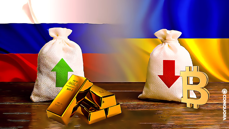 020 Investors - در طول بحران اوکراین و روسیه، سرمایه گذاران طلا را به بیت کوین ترجیح می دهند