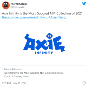 00 Axie Infinity Tops 300x292 - آکسی اینفینیتی در صدر فهرست بیشترین جستجوهای NFT گوگل