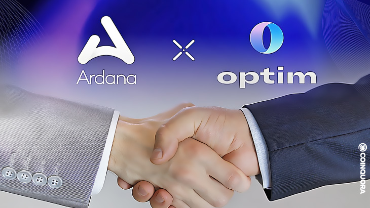 00 Optim - آردانا با Optim Finance، رهبر دیفای کاردانو، اعلام همکاری کرد