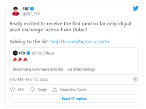 55555555555 300x224 - صرافی کریپتو FTX مجوز افتتاح دفتر مرکزی را در دبی دریافت کرد