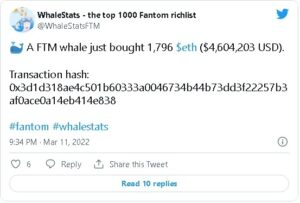 screenshot u.today 2022.03.12 19 57 32 300x203 - نهنگ ها در میان پرایس اکشن فعلی راکد بازار ، مقادیر زیادی شیبا اینو و اتریوم خریداری کردند