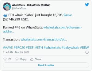 screenshot u.today 2022.03.27 09 38 16 300x230 - یک نهنگ که 4 تریلیون SHIB هولد می کند، موجودی سبد رمزارزی خود را افزایش می دهد