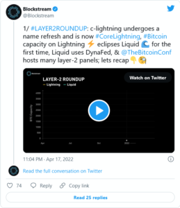 Screenshot 2022 04 18 at 17 43 46 Bitcoin Lightning Surpasses Liquid by Capacity for First Time Ever Heres What This Means 259x300 - شبکه لایتنینگ بیت کوین برای اولین بار از نظر ظرفیت از پلتفرم لیکوئید پیشی گرفت