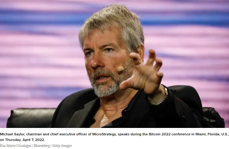 2022 05 12 19 32 38 MicroStrategy shares fall as software firms bitcoin bet is underwater - سهام MicroStrategy در حال سقوط است