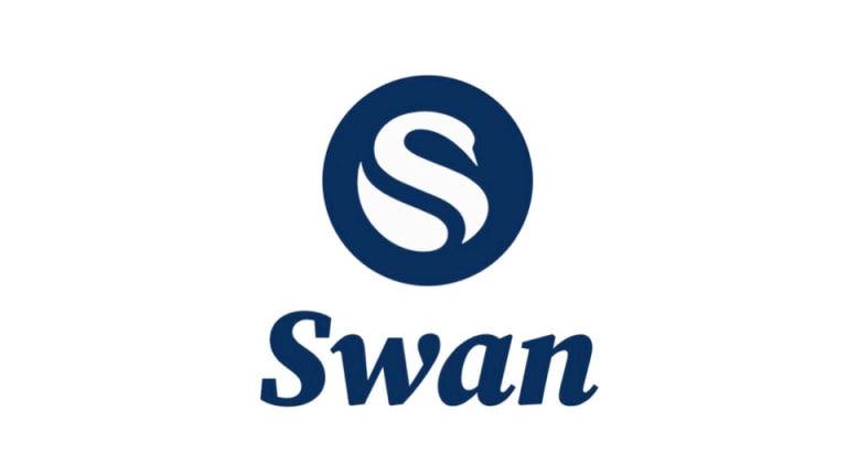 swan bitcoin logo - امکان پرداخت پاداش رمزارزی با طرح پاداش Swan بیت کوین