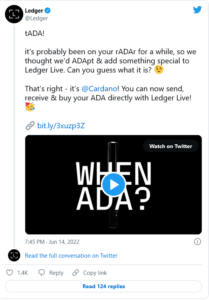 Screenshot 2022 06 15 at 14 59 28 Cardano Ledger Live Finally Adds Support for ADA After Months of Waiting 209x300 - پشتیبانی از ADA توسط Ledger Live پس از ماه ها انتظار