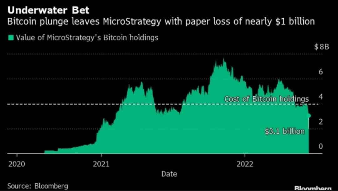 WhatsApp Image 2022 06 14 at 9.13.57 AM 1 - ضرر و زیان شرکت مایکرواستراتژی در  بیت کوین به حدود 1 میلیارد دلار رسید
