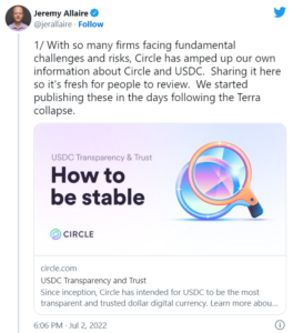 1111111111 264x300 - مدیر عامل Circle شایعات و ترس ها را در مورد فروپاشی USDC رد کرد