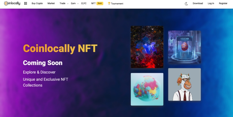 2022 07 04 18 58 03 Coinlocally Crypto Service Introduces New Features Releases NFT Marketplace  Re - صرافی Coinlocally از ویژگی های جدید خود رونمایی کرد